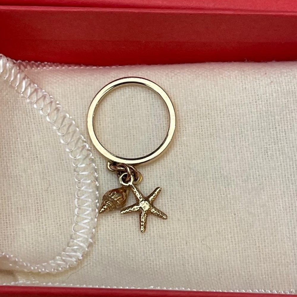 James Avery 14k gold dangle ring - Picture 2 of 8
